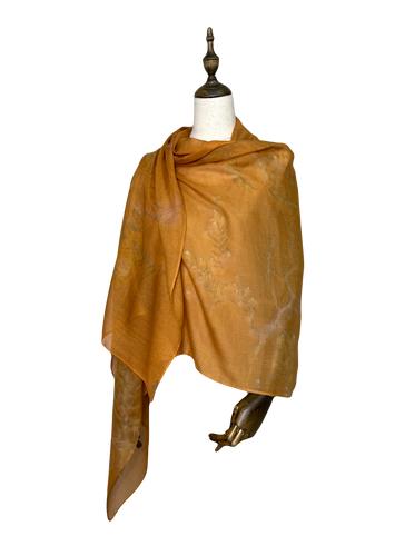 Echarpe de seda y lana