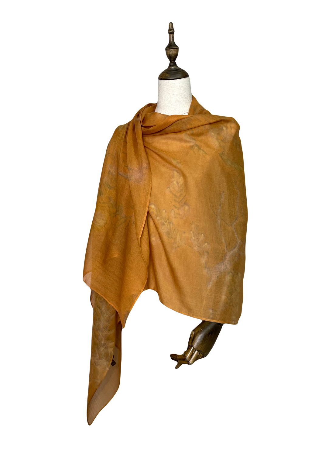 Echarpe de seda y lana