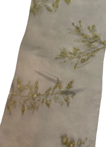 Fular de seda ecoprint