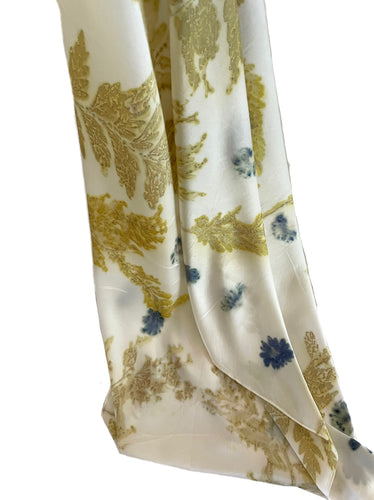 Fular seda ecoprint